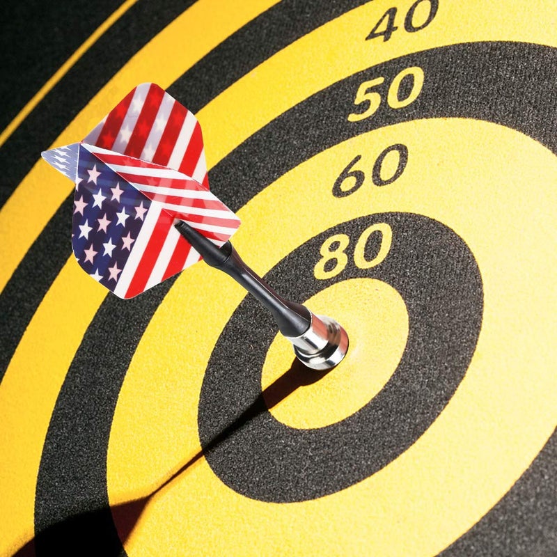 accmor سهام مغناطيسية من أكمور، 12 قطعة بديلة من السهام البلاستيكية للوحة السهام - Image 5